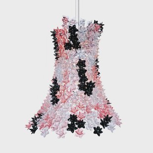 Bloom Hanglamp Pink/Zwart Kartell - Woonkamer - Designer - Kunststof - 1 lamp