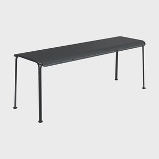 Grythyttan Stålmöbler Libelle bank Grafietgrijs, 120 cm