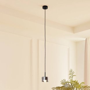 Lindby hanglamp Jyla, 1-lamp, matzwart, GX53