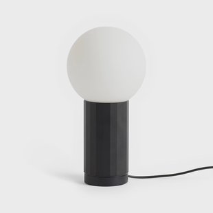 TURN ON LED tafellamp, zwart, hoogte 20 cm, dimbaar HAY - Woonkamer - Modern - Glas - Met lampenkap