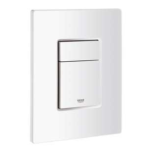 Grohe Bedieningspaneel Even - Kunststof - Alpine Wit - Tweeknops - 16,5x12cm