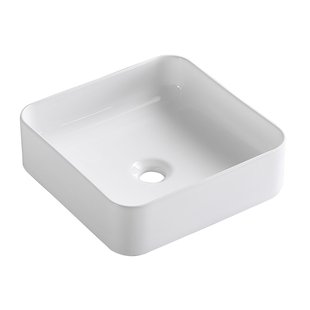 Sensea Waskom Studio - Keramiek - Vierkant - Wit - 36x36x12cm