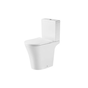 Aquavive Duoblok Toilet Tavo Met Randloze Toiletpot - Wit