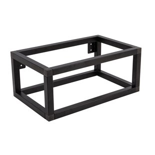 Aquavive Handdoekhouder Vaia Fontein- Ijzer - Rechthoek - Zwart - 43x21x9cm