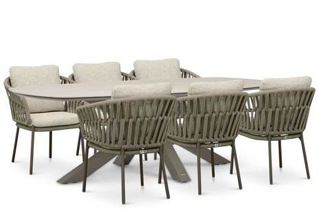 Coco Viento/Voyage 240x120 cm dining tuinset 7-delig