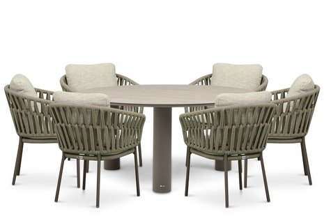 Coco Viento/Trino 158 cm dining tuinset 7-delig