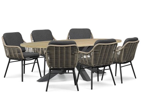 Coco Antoni/Brookline 240x120 cm dining tuinset 7-delig
