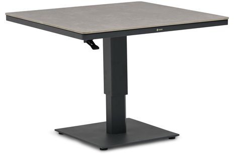 Coco Tivano in hoogte verstelbare tuintafel 90 x 90 cm