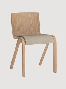 Houten stoel Ready met zitkussen