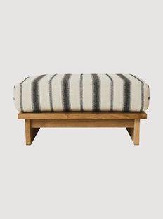 Tuinkruk Chalkstripe van teakhout