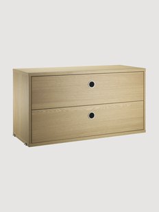 Kast String System met lades, B 78 x D 30 cm