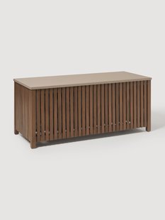 Tuinopbergdoos Arkin van acaciahout met voering, B 129 cm