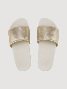Slippers Pool Metallic Cracked