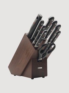 Messenblok Classic van essenhout, 9-delig