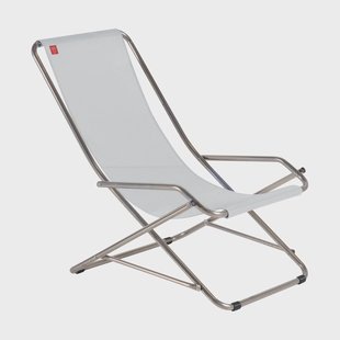 Fiam Dondolina zonnestoel White-grijs