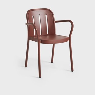 HAY Deville armstoel Iron red