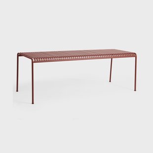 HAY Palissade eettafel 220x90 cm Iron red