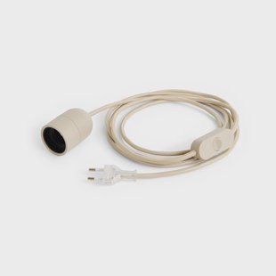 HAY Common Table lampsnoer 2,4 m Beton grijs