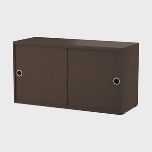 String String kast met schuifdeur Donker eiken, 78x30 cm