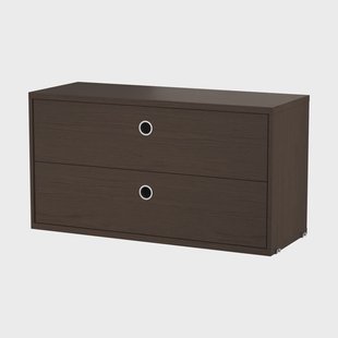 String String ladekast Donker eiken, 78x30 cm