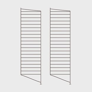 String String vloerpaneel Donkerbruin, 115x30 cm, 2-pack