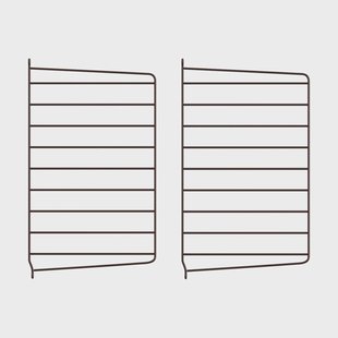 String String wandpaneel Donkerbruin, 50x30 cm, 2-pack