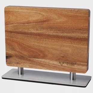 Laguiole en Aubrac Magnetic Knife Block, Acacia Wood, magnetisch messenblok