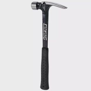 Estwing Ultra Series EB-19S Straight Claw Hammer EWEEB-19S Black Shock Reduction Grip, klauwhamer 538 gram