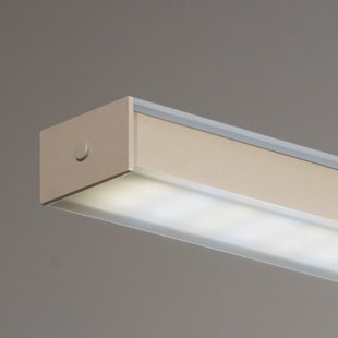 FISCHER & HONSEL LED hanglamp Valeno, zandkleurig, lengte 115 cm, CCT, touchdimmer
