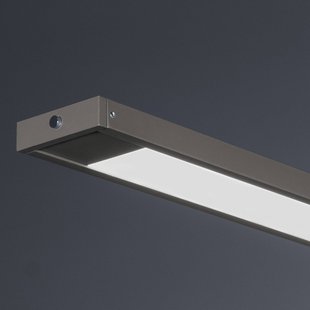 FISCHER & HONSEL LED hanglamp Marlo, greige, lengte 120 cm, CCT, touchdimmer