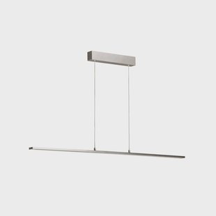 FISCHER & HONSEL LED hanglamp Marlo, aluminium, lengte 140 cm, CCT, touchdim