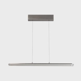 FISCHER & HONSEL LED hanglamp Torvi, nikkel, lengte 88 cm, CCT, aanraakdimmer