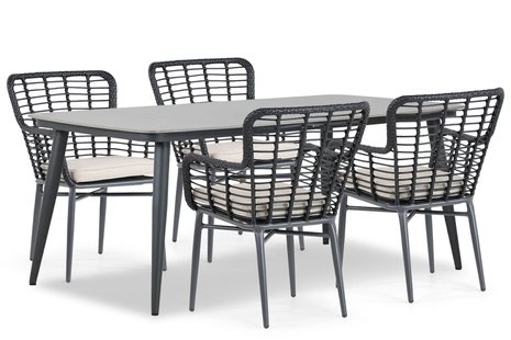 Lifestyle Toledo/Vienna 180 cm dining tuinset 5-delig