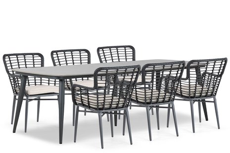 Lifestyle Toledo/Vienna 240 cm dining tuinset 7-delig