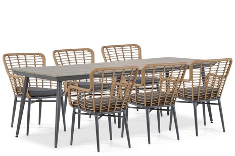 De Laan Toledo/Matale 240 cm dining tuinset 7-delig