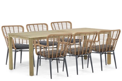 De Laan Toledo/Weston 210 cm dining tuinset 7-delig