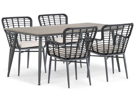De Laan Toledo/Matale 180 cm dining tuinset 5-delig