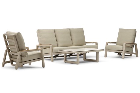 Osmen Manly stoel-bank loungeset 4-delig