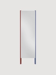 Volledige wandspiegel Lun in beukenhouten lijst