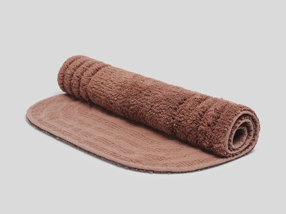 Yumeko Badmat ovaal blush rose 60x90 100% biologisch katoen