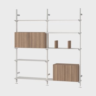 Pira Pira G2 wandsysteem W A White/Walnut