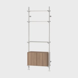 Pira Pira G2 wandsysteem W B White/Walnut