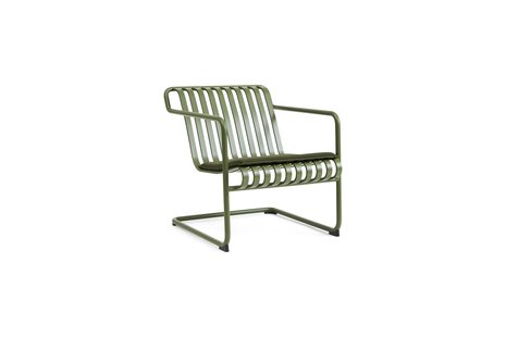 Hay Palissade Vrijdragende Fauteuil Laag Groen