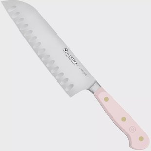 Wüsthof Classic Color Pink Himalayan Salt 1061731617 santoku met kuiltjes, 17 cm