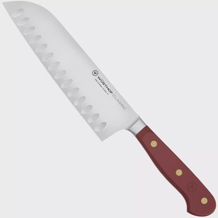 Wüsthof Classic Color Tasty Sumac 1061731717 santoku met kuiltjes, 17 cm