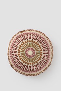 Multicolour rond kussen