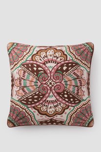 Multicolour kussen met bloemendessin