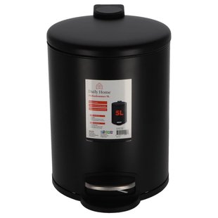 Daily Home Pedaalemmer 5l Zwart