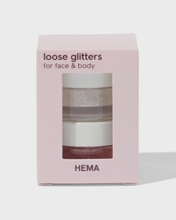 HEMA Bodyglitter roze-zilver