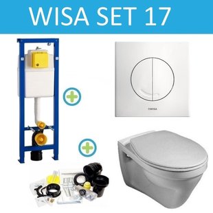 Wisa XS Gustavberg Saval Argos set17 Wit